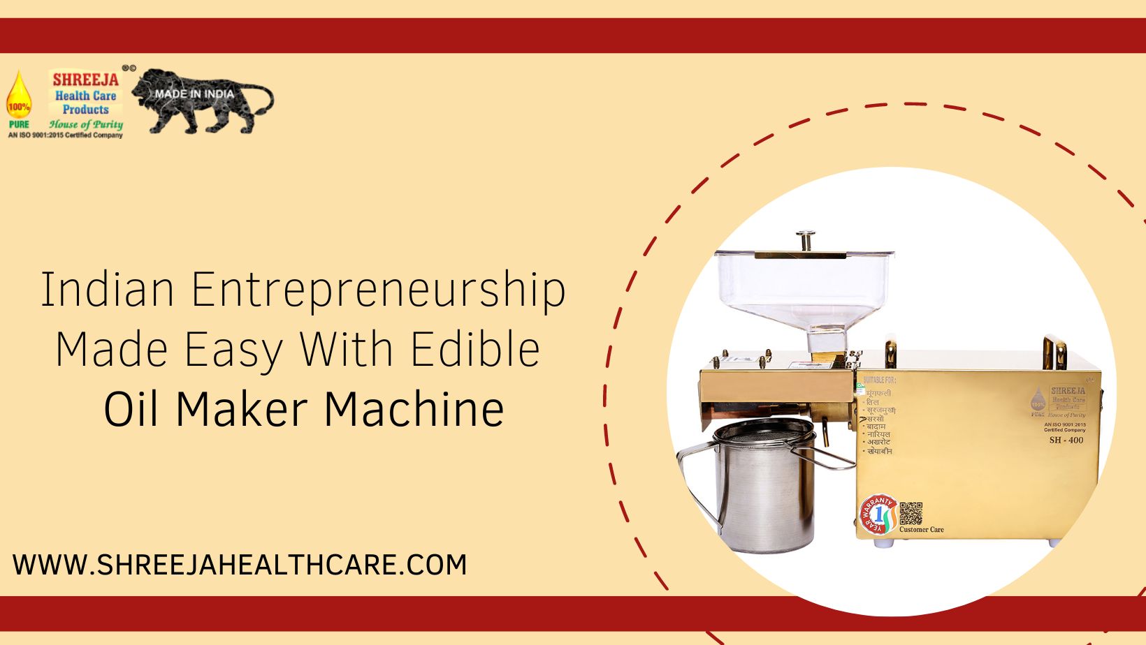 Indian Entrepreneurship Made Easy With Edible Oil Maker Machine