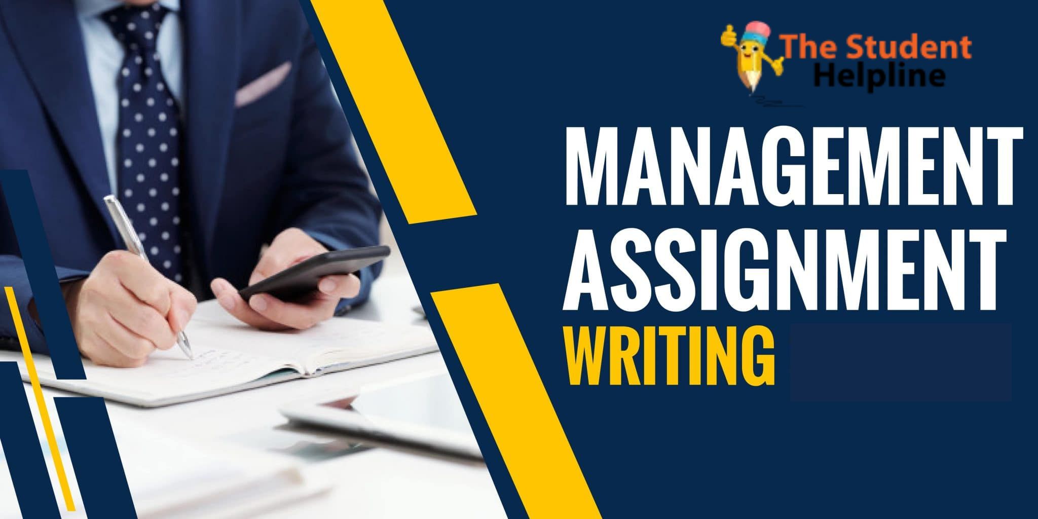Top Management Assignment Writing Ideas