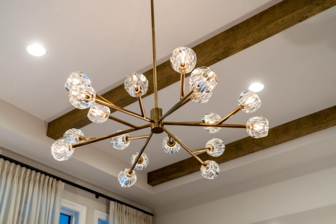 Brass gold ceiling lights